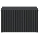 vidaXL Cabinet de chevet mural avec tiroir Noir 33 x 34 5 x 20 cm