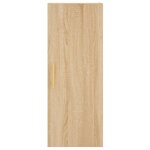 vidaXL Buffet haut Chêne sonoma 34 5x34x180 cm Bois d'ingénierie