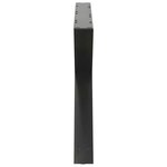 vidaXL Pieds de table basse 2 pièces Anthracite 70 x (42-43 3) cm Acier