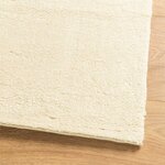 vidaXL Tapis doux à poils moyens et lavable HUARTE Crème 80 x 750 cm