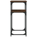 vidaXL Table console chêne marron 75x35 5x75 cm bois d'ingénierie