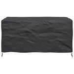 vidaXL Housse pour meubles Uni Noir 160 x 100 x 70 cm 210D