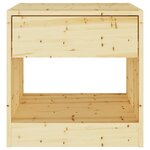 vidaXL Table de chevet 40x31x40 cm Bois de sapin massif