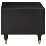 vidaXL Table basse 80x50x40 cm bois de manguier massif