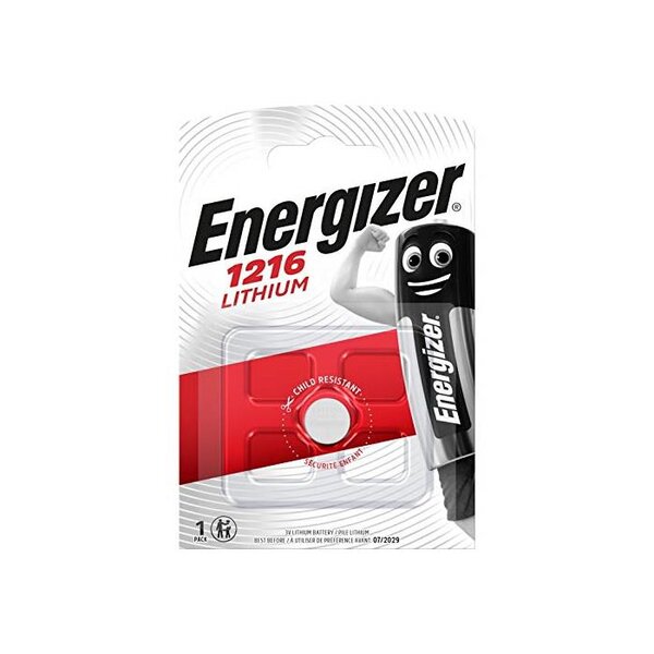 Blister de 1 Pile Lithium CR 1216 ENERGIZER