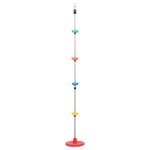 vidaXL Corde d'escalade à balançoire et plates-formes et disque 200 cm