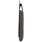 vidaXL Tête de lit suspendue Noir PU antique