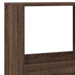 vidaXL Cloison de séparation chêne marron bois d'ingénierie