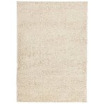 vidaXL Tapis shaggy à poils longs moderne doré 140x200 cm