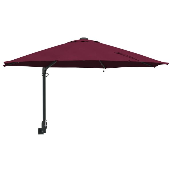 vidaXL Parasol de jardin Bordeaux 248 x 248 x 148 cm