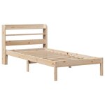 vidaXL Cadre de lit sans matelas 90x200 cm bois de pin massif