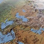 Globe terrestre lumineux Full Circle Ø 30 cm - Relief