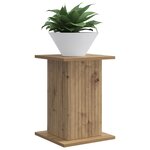 vidaXL Support de Plante 2 pièces Chêne artisanal 30 5 x 30 x 43 cm