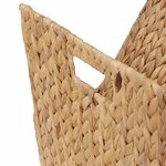 vidaXL Porte-revue 31 x 31 x 31 cm Jacinthe d'eau