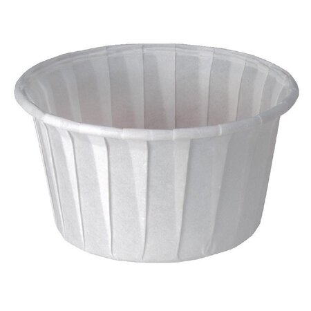 Pot à sauce jetable papier ciré 112 ml - lot de 250 fiesta - papier