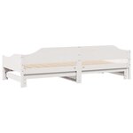 vidaXL Lit de jour et lit gigogne sans matelas 80x200 cm bois massif