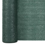 vidaXL Filet brise-vue Vert 1 5x25 m PEHD 75 g/m²