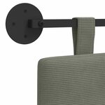 vidaXL Tête de lit suspendue Tissu en velours côtelé
