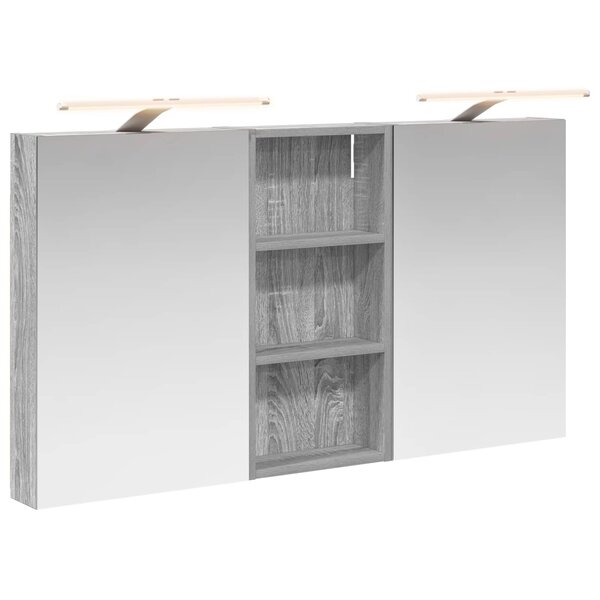 vidaXL Ensemble de Meubles de Salle de Bain 3 Pièces 110 x 10 5 x 60 5 cm