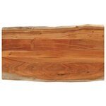 vidaXL Dessus de table 110x60x2 5cm rectangulaire bois massif d'acacia