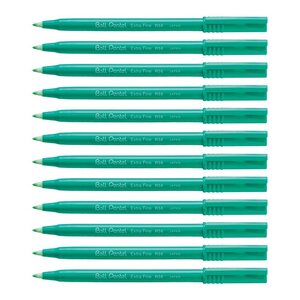 Stylo roller encre Ball Pentel R56 Pointe fine Vert x 12 PENTEL