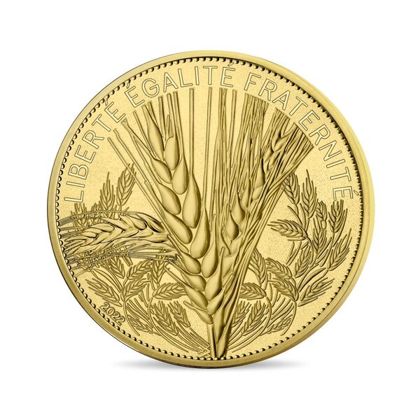Monnaie de 250€ Or - Blé - Qualité Brillant Universel Millésime 2022