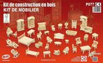 Maquette en bois mobilier