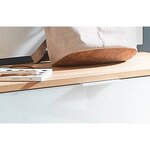 Germania Banc à chaussures GW-Telde 40x89x49 cm Chêne Navarre et blanc