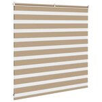 vidaXL Store zèbre marron sable largeur du tissu 135 9 cm polyester