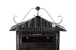 Boîte aux Lettres en Métal  Rustica D-2204  Style Vintage  Décoratif  Noir