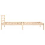 vidaXL Cadre de lit sans matelas bois de pin massif 90x200 cm