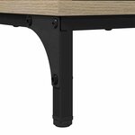vidaXL Ensemble de mobilier de salle de bain Plaid 2 Pièces Chêne sonoma