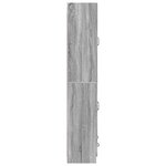 vidaXL Ensemble de Meubles 2 Pièces Sonoma gris Bois d'ingénierie