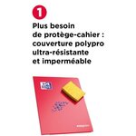 OXFORD Cahier Easybook agrafé - 17 x 22 cm - 96p seyes - 90g - Jaune