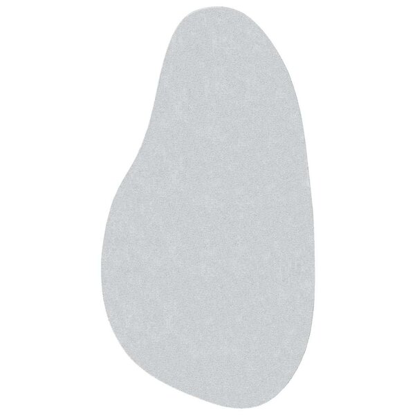 vidaXL Tapis HUARTE Gris 80 x 150 cm Polyester