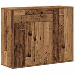 vidaXL Buffet vieux bois 88x30x70 cm bois d'ingénierie