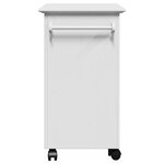 VidaXL Chariot de cuisine BODO blanc 67 5x45x80 cm