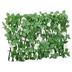 vidaXL Treillis de lierre artificiel extensible vert 5 Pièces 180x30 cm