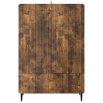 vidaXL Buffet Chêne fumé 66 x 34 5 x 97 cm Bois d'ingénierie