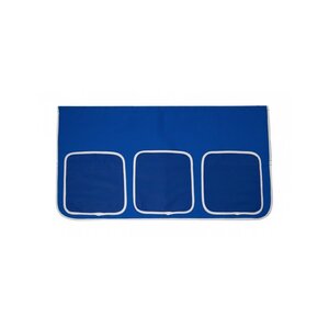 Sac en tissu pour lit mezzanine bleu
