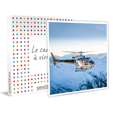 30 minutes de survol du mont blanc en hélicoptère pour 2 - smartbox - coffret cadeau sport & aventure