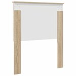 vidaXL Tête de lit Chêne Sonoma 80 cm Bois d'ingénierie