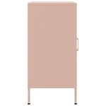 vidaXL Buffets 2 Pièces rose 36x39x79 cm acier