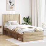 vidaXL Tête de lit Chêne Sonoma PB