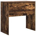 vidaXL Bureau d'écriture Chêne fumé Bois d'ingénierie Compact