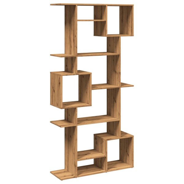 vidaXL Bibliothèque chêne artisanal 92x29x188 cm bois d'ingénierie