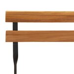 vidaXL Ensemble de bistro pliable 5 Pièces Bois d'acacia solide et acier