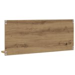 Miroir de salle de bain vidaXL en chêne artisanal 90x10 5x37 cm en bois d'ingénierie