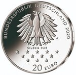 Pièce de monnaie 20 euro Allemagne 2020 A argent BE – Baron de Münchhausen