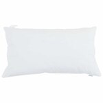 vidaXL Oreiller avec oreiller Blanc 40 x 80 cm Coton